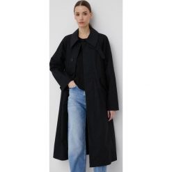 G-Star Raw trencz bawełniany kolor czarny przejściowy. Czarne płaszcze G-Star Raw, l, bez wzorów, z bawełny, klasyczne, bez kaptura. Za 1,059.90 zł.