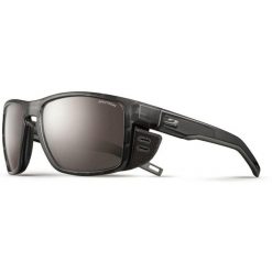 Okulary JULBO SHIELD. Czarne okulary przeciwsłoneczne JULBO, bez wzorów. Za 500.00 zł.