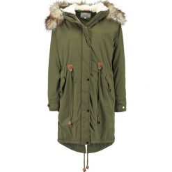 Vila VICLOVER Parka khaki. Brązowe płaszcze Vila, z bawełny. W wyprzedaży za 384.30 zł.