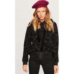 Bluza w cętki - Czarny. Bluzy bez kaptura marki Reserved. W wyprzedaży za 39.99 zł.