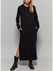 Milan Kiss Sukienka w kolorze czarnym rozmiar: S. Czarne sukienki Milan Kiss, na co dzień, s, bez wzorów, bez kołnierzyka, bez ramiączek, maxi, proste. Za 195.77 zł.