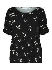 SELECTED FEMME Bluzka "Ilva" w kolorze czarnym rozmiar: 36. Czarne bluzki Selected Femme, bez wzorów, z wiskozy, bez kołnierzyka, bez ramiączek. Za 57.33 zł.