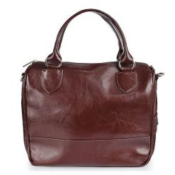 Torebka skórzana damska kuferek DAN-A T87 koniakowa. Torebki klasyczne DAN-A, bez wzorów, ze skóry, eleganckie, bez dodatków. Za 299.99 zł.