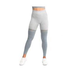 Damskie Legginsy W Paski. Fioletowe legginsy Gym Hero, bez wzorów, z materiału. Za 197.99 zł.