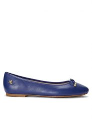 Lauren Ralph Lauren Baleriny 802824650018 Niebieski. Niebieskie baleriny Lauren Ralph Lauren, bez wzorów, ze skóry, bez obcasa, bez zapięcia. Za 299.99 zł.