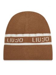 Liu Jo Czapka TF5239 MA92F Beżowy. Brązowe czapki zimowe Liu Jo, bez wzorów, z materiału. Za 269.99 zł.