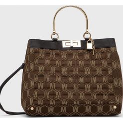 Morgan torebka kolor brązowy. Brązowe shopper bag Morgan, bez wzorów, bez dodatków. W wyprzedaży za 234.99 zł.