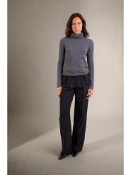 Perfect Cashmere Kaszmirowy golf w kolorze antracytowym rozmiar: S. Czarne swetry Perfect Cashmere, s, bez wzorów, z kaszmiru, bez ramiączek. Za 478.99 zł.