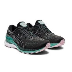Buty do biegania damskie Asics Gel-Kayano 28 W. Czarne buty do biegania ASICS, bez wzorów, z materiału, bez zapięcia, do biegania, asics gel kayano. Za 763.05 zł.