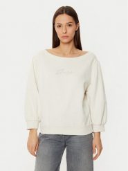 BOSS Bluza 50538987 Kremowy Relaxed Fit. Białe bluzy Boss, m, bez wzorów, z bawełny, bez kaptura. Za 290.99 zł.