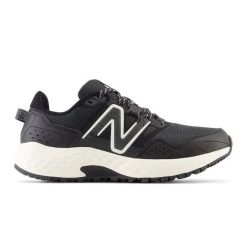 Buty New Balance W WT410LB8 czarne. Czarne buty do biegania bez wzorów, z materiału, bez zapięcia, do biegania. Za 487.95 zł.