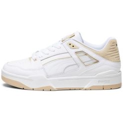 Buty sportowe Puma Slipstream. Białe buty treningowe Puma, bez wzorów, z syntetyku, bez zapięcia. W wyprzedaży za 290.00 zł.