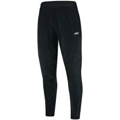 Damskie spodnie dresowe Jako polyester Classico. Czarne spodnie dresowe JAKO, bez wzorów, z dresówki, do piłki nożnej. Za 190.00 zł.