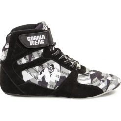 Buty treningowe Gorilla Wear Perry Pro. Czarne buty treningowe GORILLA WEAR, bez wzorów, ze skóry, bez zapięcia, na fitness i siłownię. Za 560.50 zł.