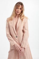 Marynarka damska lniana ARMANI EXCHANGE. Marynarki i żakiety Armani Exchange, s, bez wzorów, bez ramiączek. W wyprzedaży za 714.97 zł.