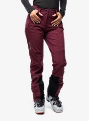 Spodnie softshell damskie Vaude Larice Pants IV. Czerwone spodnie narciarskie Vaude, bez wzorów, z materiału, narciarskie. Za 467.55 zł.