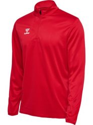 Bluza hmlESSENTIAL HALF-ZIP. Niebieskie bluzy Hummel, m, bez wzorów, z materiału, klasyczne, bez ramiączek, bez kaptura. Za 170.20 zł.