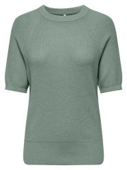 ONLY Sweter w kolorze zielonym rozmiar: M. Zielone swetry ONLY, m, bez wzorów, z wiskozy, klasyczne, bez ramiączek. Za 88.02 zł.