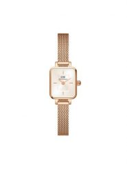 Daniel Wellington Zegarek Quadro Mini DW00100651 Złoty. Żółte, analogowe zegarki Daniel Wellington, złote. Za 749.99 zł.