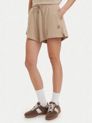 Beverly Hills Polo Club Szorty sportowe P-SS26W-BF546557 Beżowy Regular Fit. Brązowe szorty sportowe Beverly Hills Polo Club, bez wzorów, z bawełny. Za 269.99 zł.