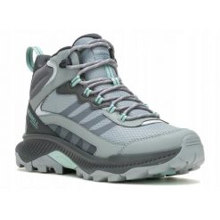 Buty trekkingowe dla kobiet Merrell SPEED STRIKE 2. Szare buty trekkingowe Merrell, bez zapięcia. Za 449.00 zł.