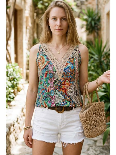 SOULSHAE Top ze wzorem rozmiar: XXL/3XL. Topy SOULSHAE, xl, bez wzorów, bez kołnierzyka, bez ramiączek. Za 78.95 zł.
