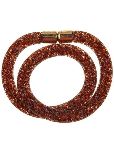 MENTHE À L'O Bransoletka z kryształami rozmiar: onesize. Brązowe bransoletki MENTHE À L'O, z kryształem. Za 78.66 zł.