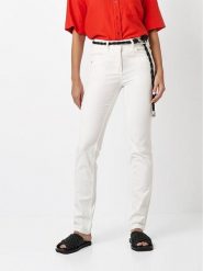 Toni Dżinsy - Slim fit - w kolorze białym rozmiar: W20. Białe jeansy Toni, bez wzorów, z podwyższonym stanem. Za 152.99 zł.