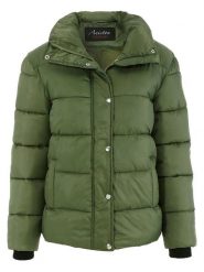 Aniston Kurtka pikowana w kolorze zielonym rozmiar: 38. Zielone kurtki Aniston, bez wzorów, bez kaptura. Za 139.20 zł.