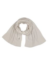 Maerz Muenchen Wełniany szal w kolorze kremowym rozmiar: onesize. Brązowe szaliki i kominy Maerz Muenchen, bez wzorów, z materiału. Za 173.99 zł.