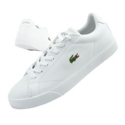 Buty sportowe damskie Lacoste Lerond Set 125 2 CFA trampki. Białe buty sportowe lifestyle Lacoste, bez wzorów, sportowe, bez zapięcia. Za 367.25 zł.