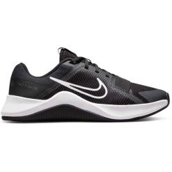 Obuwie Sportowe Damskie Nike Mc Trainer 2 Czarny. Czarne buty treningowe Nike, bez wzorów, z gumy, bez zapięcia, na fitness i siłownię. Za 281.60 zł.