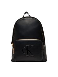 Calvin Klein Plecak Bold Ck Backpack LV04F3233G Czarny. Czarne plecaki Calvin Klein, bez wzorów, ze skóry, bez dodatków. Za 399.99 zł.