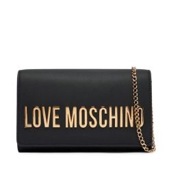 Torebka LOVE MOSCHINO. Czarne kopertówki Love Moschino, bez wzorów, wizytowe, bez dodatków. Za 699.99 zł.