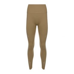 Legginsy treningowe damskie Gymshark Energy Seamless. Brązowe bielizna termoaktywna damska Gymshark, bez wzorów. Za 139.99 zł.