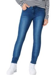 Timezone Dżinsy "Enya" - Slim fit - w kolorze niebieskim rozmiar: W31/L30. Niebieskie jeansy Timezone, l, z aplikacjami, klasyczne, z podwyższonym stanem. Za 117.73 zł.