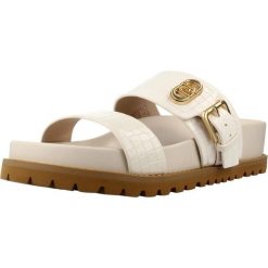 Sandały LIU-JO SA6109 EX068 Biały. Białe sandały Liu Jo, bez wzorów, z syntetyku, bez obcasa, bez zapięcia. Za 395.35 zł.