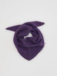 Trójkątna chusta - fioletowy. Fioletowe chusty Reserved, bez wzorów. Za 59.99 zł.