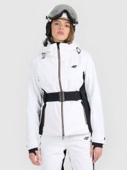 4F Kurtka narciarska membrana Dermizax 20000 z systemem RECCO damska - biała M. Białe kurtki narciarskie 4f, na zimę, m, bez wzorów, z materiału, bez kaptura, narciarskie, Dermizax. Za 1,799.99 zł.