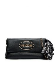 LOVE MOSCHINO Torebka JC4034PP1LLE100A Czarny. Czarne listonoszki Love Moschino, bez wzorów, ze skóry, bez dodatków. Za 479.99 zł.