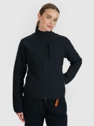 4F Kurtka przejściowa z wypełnieniem syntetycznym damska - czarna XXL. Czarne kurtki 4f, xxl, bez wzorów, z materiału, bez kaptura. Za 149.99 zł.