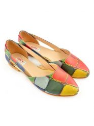 Goby Skórzane baleriny ze wzorem rozmiar: 41. Baleriny Goby, bez wzorów, bez obcasa, bez zapięcia. Za 139.54 zł.