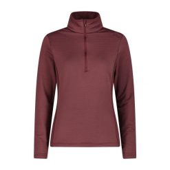 Kurtka polarowa damska z półzamkiem CMP. Brązowe kurtki CMP, bez wzorów, z polaru, bez kaptura. Za 308.00 zł.