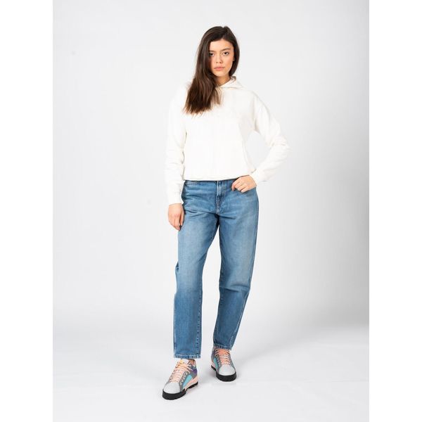 Bluza trekking damska Bischkek. Białe bluzy Fila, m, bez wzorów, z bawełny, bez kaptura, trekkingowe. Za 292.00 zł.