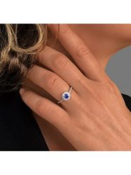 OR Carats Złoty pierścionek z kamieniami szlachetnymi rozmiar: 56. Niebieskie pierścionki OR Carats, z topazem, złote. Za 1,043.99 zł.