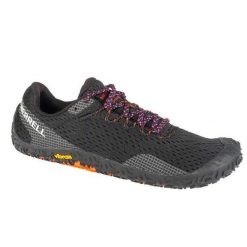 Damskie Buty Do Biegania Vapor Glove 6. Czarne buty trekkingowe Merrell, bez wzorów, bez zapięcia, do biegania. Za 594.99 zł.