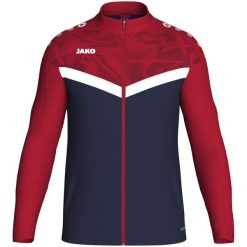 Poliestrowa bluza dresowa Jako Iconic. Czerwone bluzy JAKO, xl, bez wzorów, z dresówki, klasyczne, bez ramiączek, z kapturem. Za 325.00 zł.