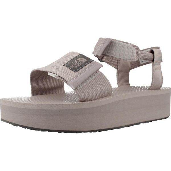 Sandały THE NORTH FACE W SKEENA PLATFORM MOON Szary. Szare sandały The North Face, bez wzorów, z tkaniny, bez obcasa, bez zapięcia. Za 268.99 zł.