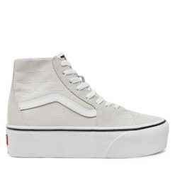 Tenisówki Vans. Szare trampki Vans, bez wzorów, bez zapięcia, Vans SK8. Za 259.99 zł.
