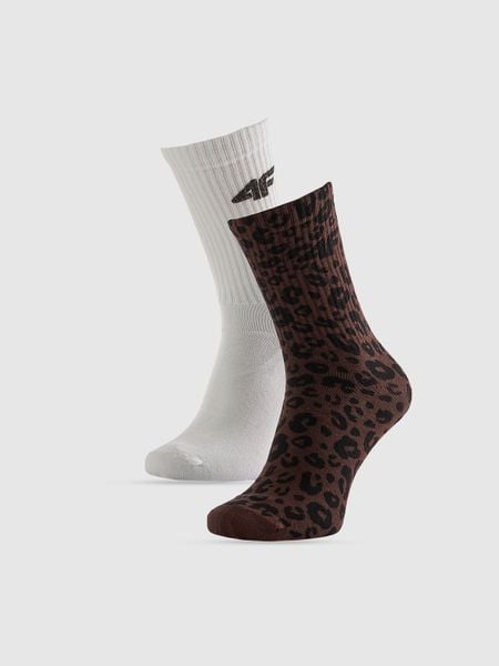 4F Skarpetki długie (2-pack) damskie - multikolor 39-42. Skarpetki 4f, bez wzorów. Za 59.99 zł.